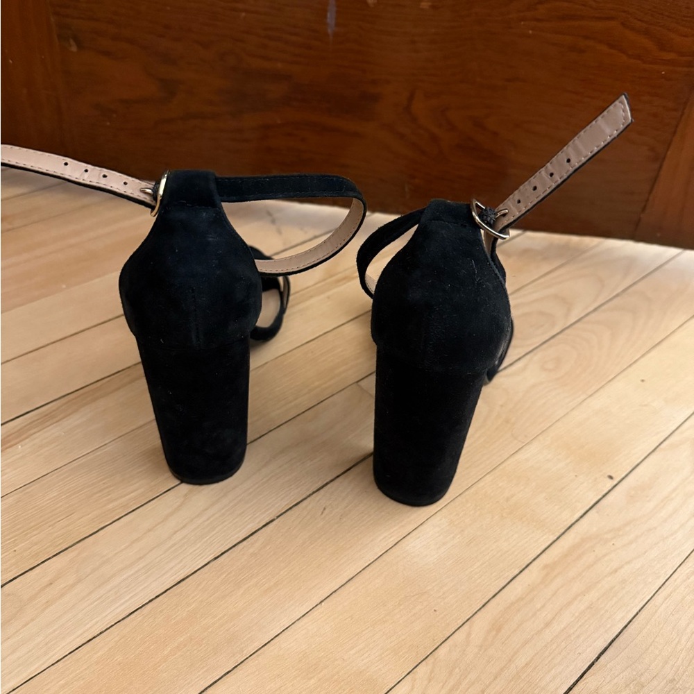 Steve Madden Black Strappy Heels - Picture 3 of 4